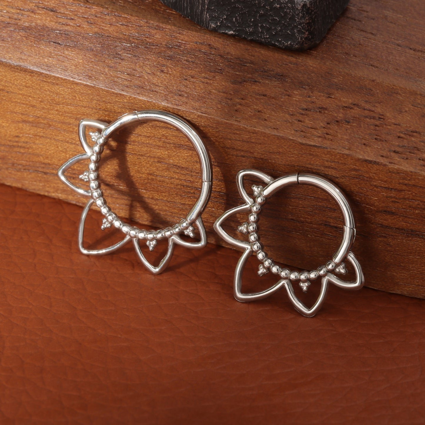 Floral Daith/Septum Hoop