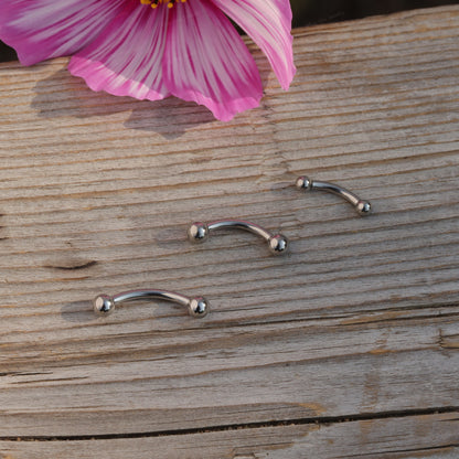 14G/1.6mm F136 Titanium Belly Button Ring/ Internally Threaded Belly Bar/ Daily Belly Jewelry/ Fresh Piercing Jewelry/ Hypoallergenic Bar Miss Vivi Jewelry