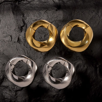 Mobius Ear Weights/ 6mm Gauge for Stretched Ear/ 2G Ear Plug/ Heavy Gauge Ring/ Ear Weights Hoop/ Ear Lobe Hanger