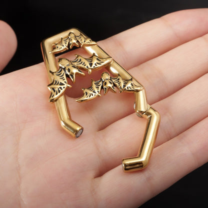 Golden Bat&Coffin Ear Weights
