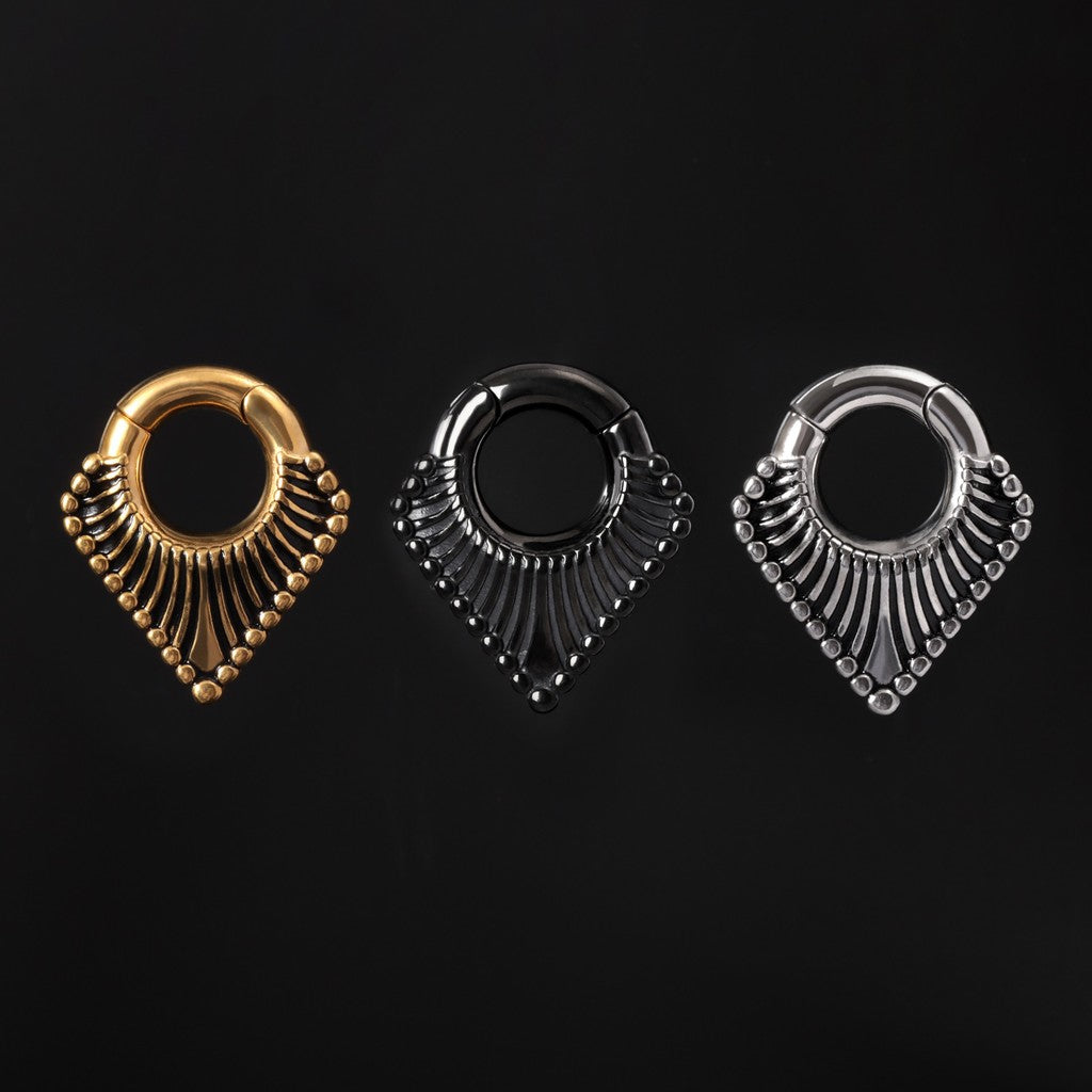 Ear Weights V-shape Hanger with Easy Clasp/ Ear Stretcher Weights/ Earlobe Weights Heavy/ Golden Ear Plug/ 2 Gauges Earring/ Ear Gauges 6mm