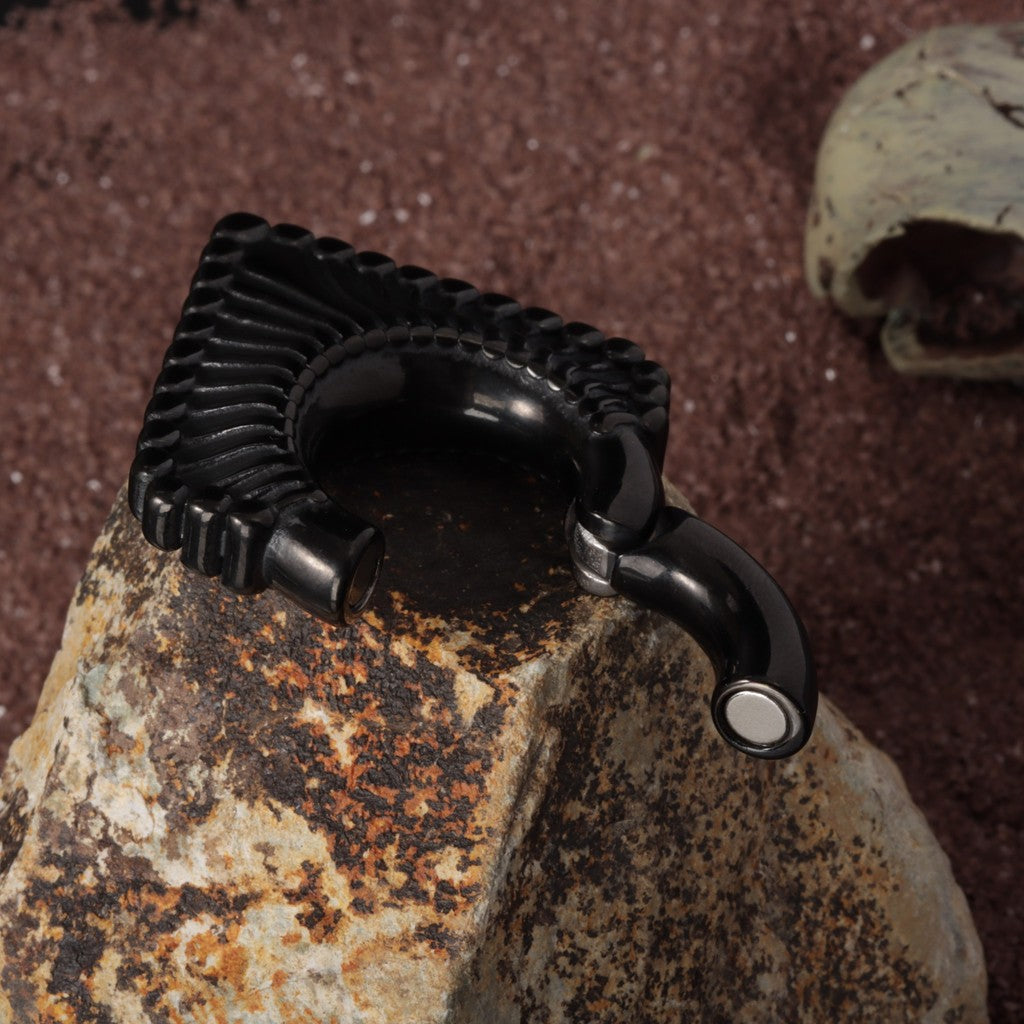 Ear Weights V-shape Hanger with Easy Clasp/ 6mm Ear Weights/ Gauges Earrings/ Hanger Weights/ Ear Weights Hoop/ 2 Gauges Ear Stretchers