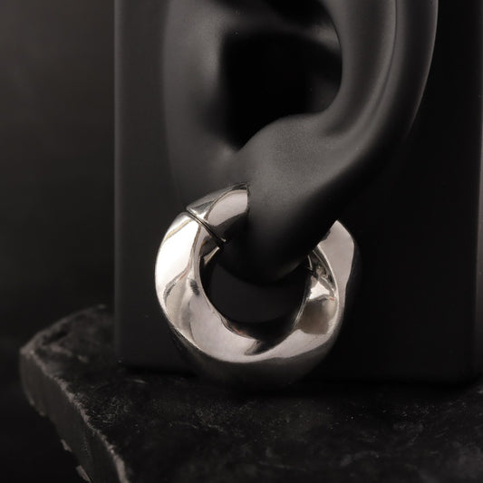 Mobius Ear Weights/ 6mm Gauge for Stretched Ear/ 2G Ear Plug/ Heavy Gauge Ring/ Ear Weights Hoop/ Ear Lobe Hanger