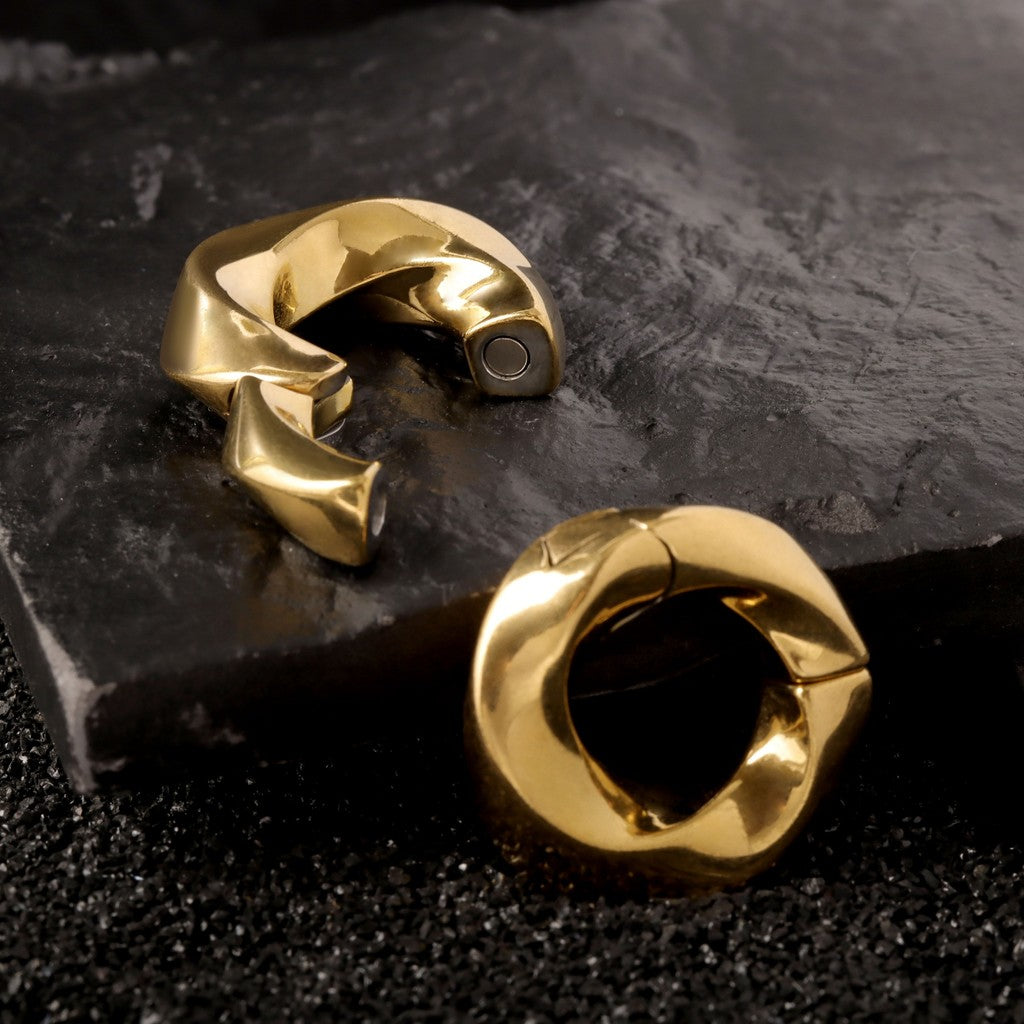 Mobius Ear Weights/ 6mm Gauge for Stretched Ear/ 2G Ear Plug/ Heavy Gauge Ring/ Ear Weights Hoop/ Ear Lobe Hanger