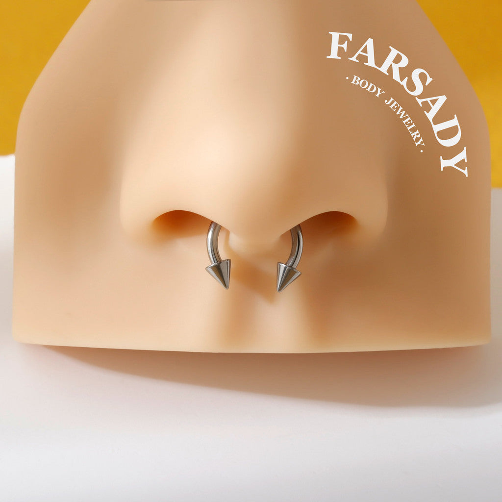 Spine Gradus - F136 Titanium Replacement Tops / Fits Internal Thread Ear Studs