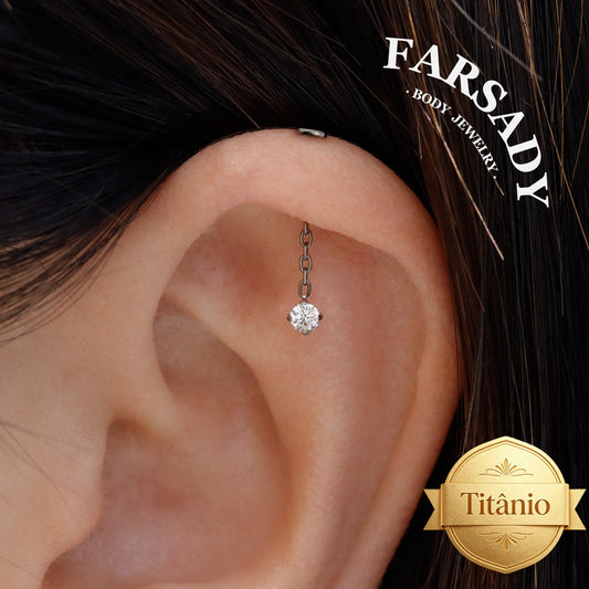 Solitary Spark - F136 Titanium Internally Threaded Stud
