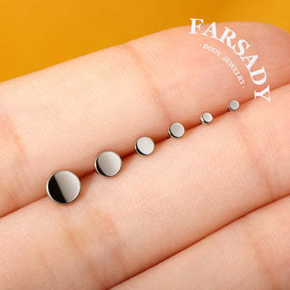 Discus Gradus - F136 Titanium Replacement Tops / Fits Threadless Ear Studs