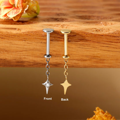 Solstice Pole - Titanium Push In Stud