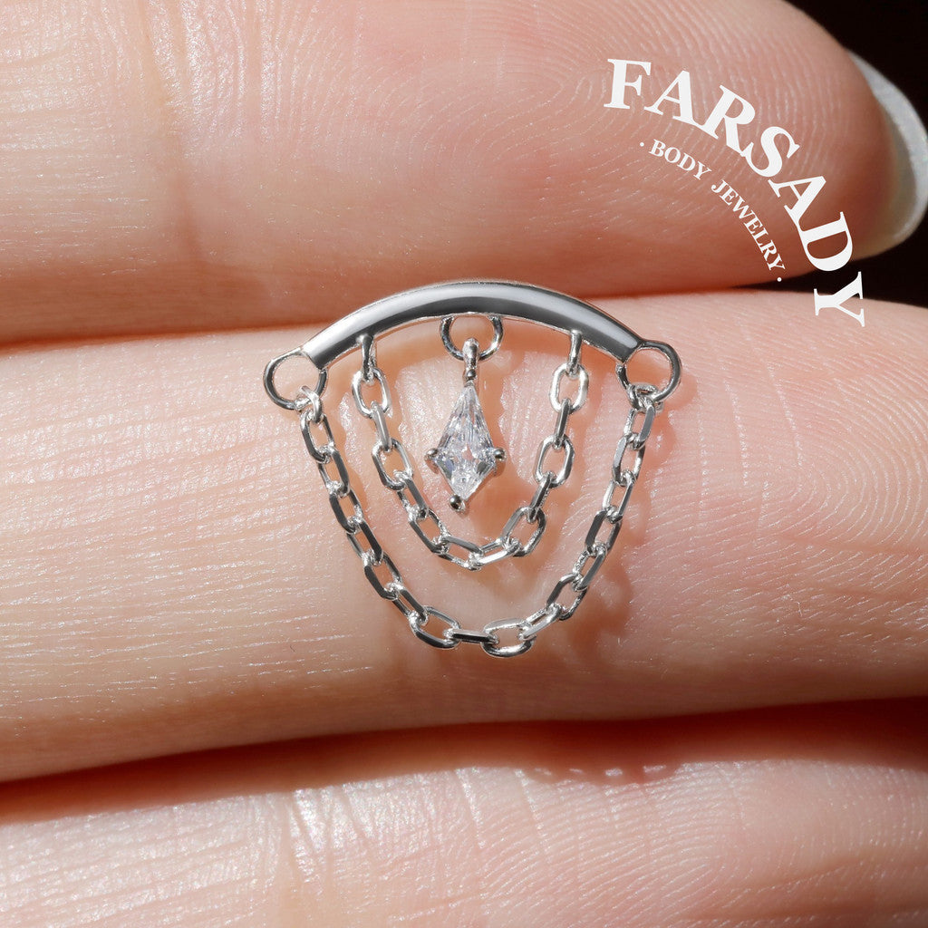 Hidden Helix Piercing Threadless Push In Stud • Sterling Silver Plated 18k Gold • Flat Back Hidden Rook Cartilage Earrings 16g/18g/20g