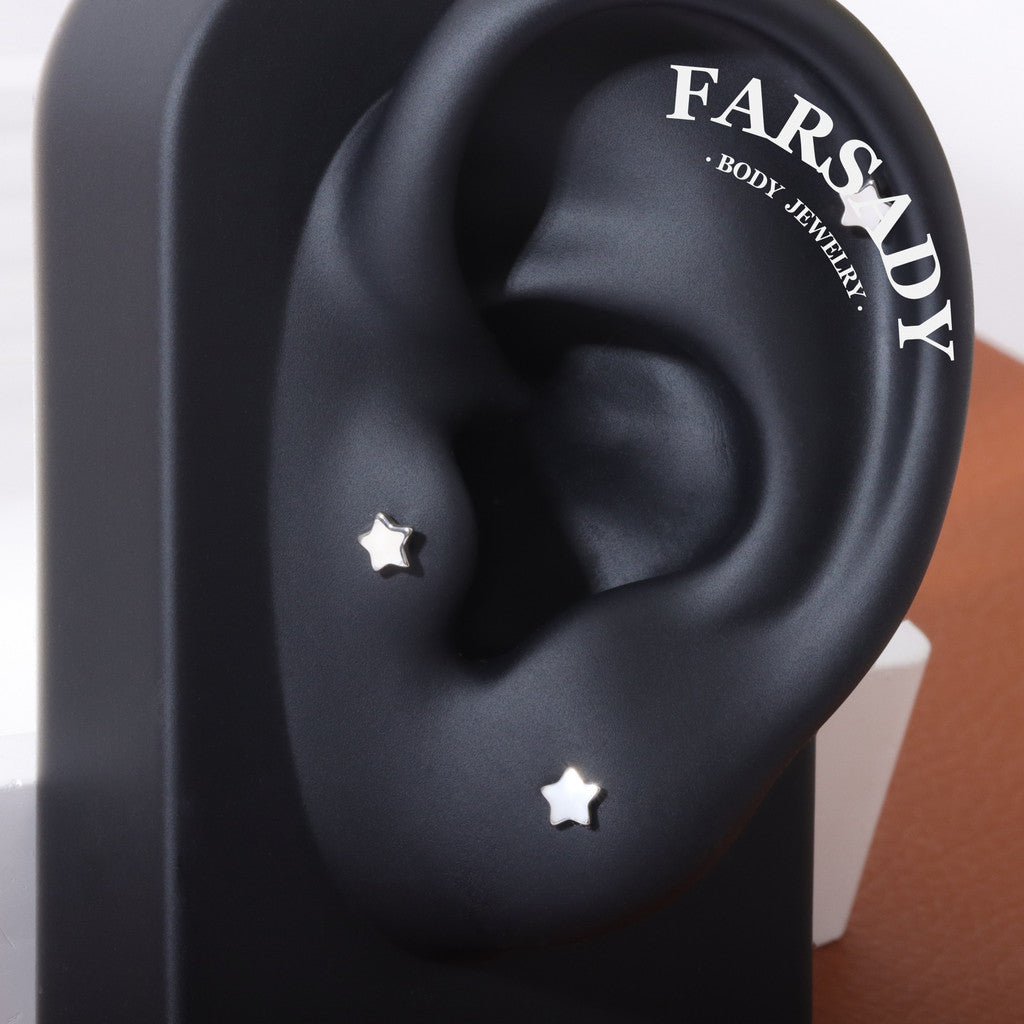 Tiny Lumina - F136 Titanium Internally Threaded Stud / Fits Cartilage Helix Tragus Lobe Nostril Piercing