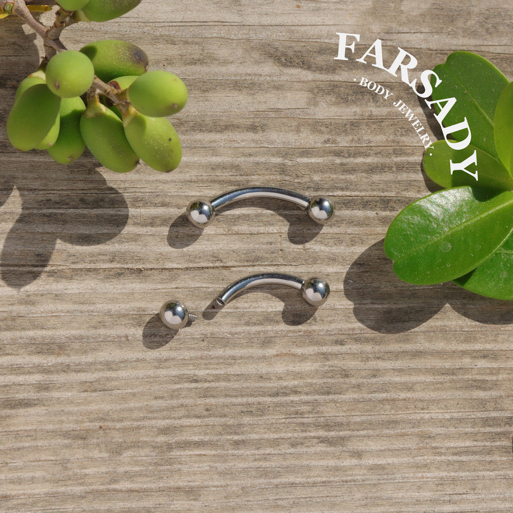 14G Titanium Tiny Ball Belly Button Ring Silver Internally Threaded Barbell 8mm 10mm 12mm Navel Piercing Non Healed Friendly Daily Wear Gift for Her