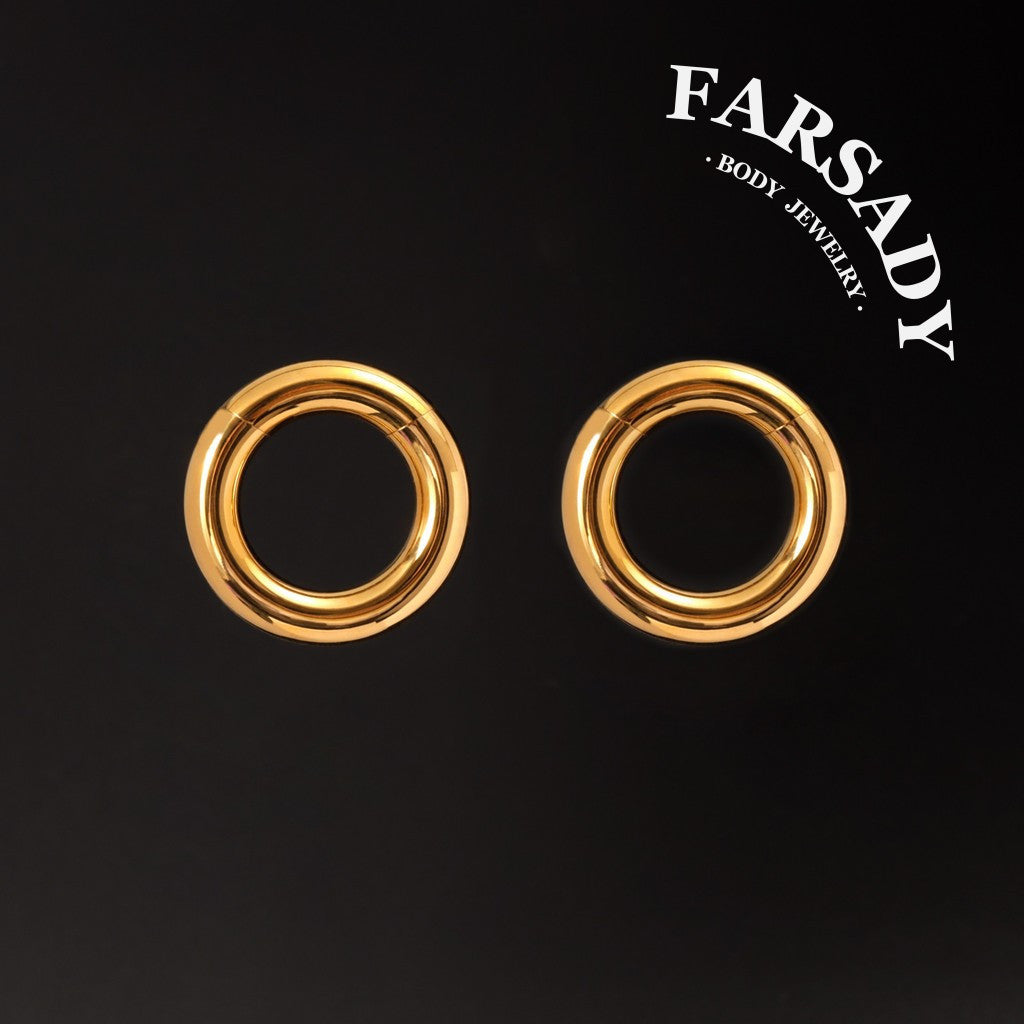 2G Ear Weights Hangers Easy Clasp Steel Plug Earrings Heavy Gauges Jewelry for 6mm Stretchered Earlobe Piercing