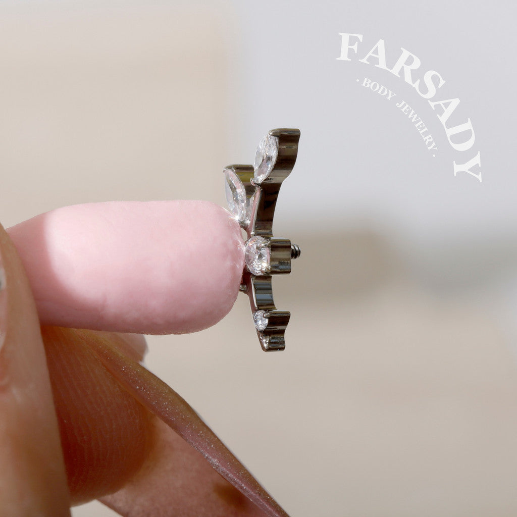Hassle-Free Piercing Jewelry Installation Assist Block - Auxiliary Tool for Internally Threaded Ear Nose Lip Piercing Studs, Barbells, Easy Screw Mount Accessory