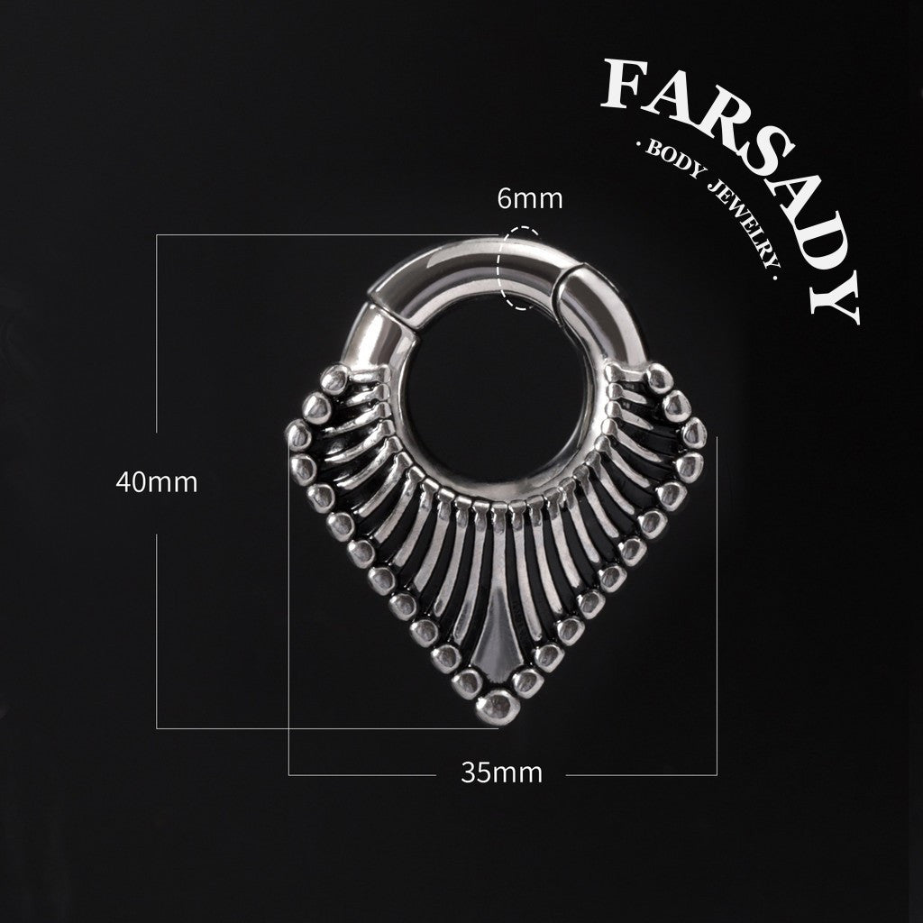 V-shaped Ear Weights Hanger Easy Clasp Silvery 316L Steel Stretcher Earrings 2G Circle Weights Earlobe Stretching Piercing Jewelry