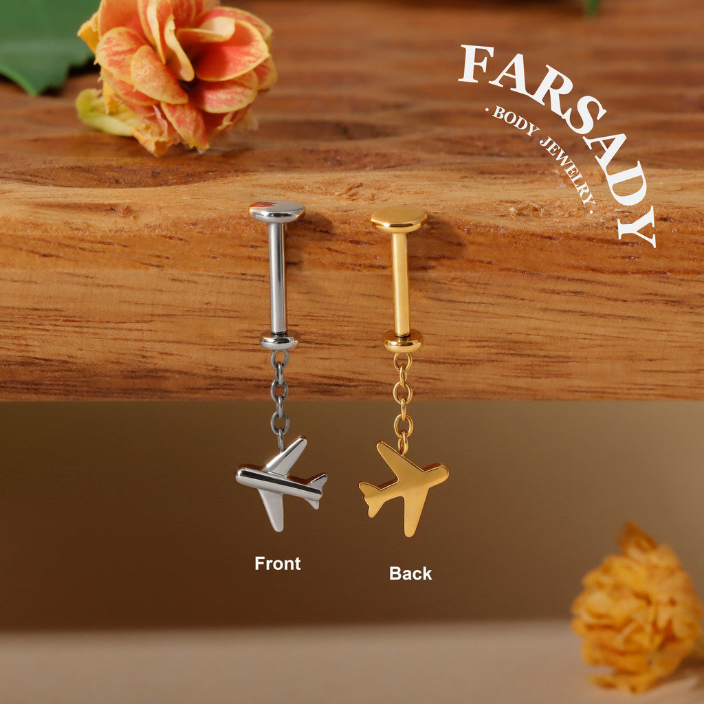 Zephyr Flight - Titanium Push In Stud