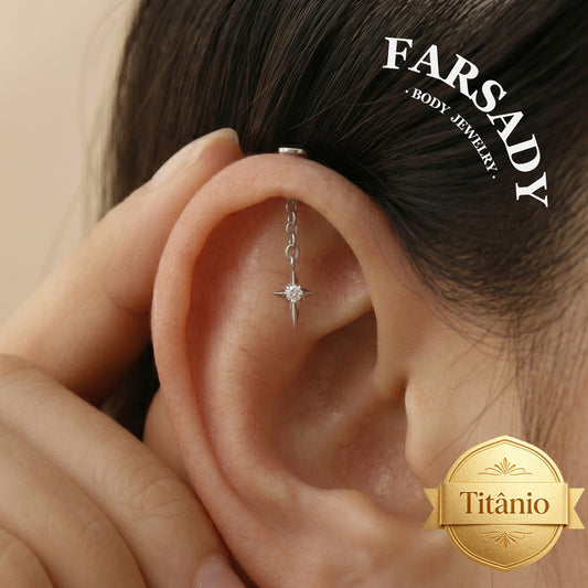 Solstice Pole - F136 Titanium Threadless Stud