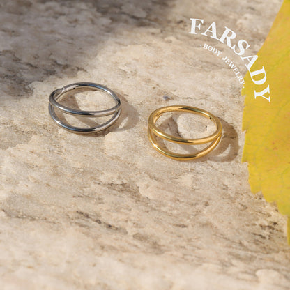 3pcs 18G/20G Titanium Nose Rings Hoops - Double Hoop Nose Ring  Hinged CZ Piercing Jewelry Septum Clicker Rings Cartilage Earring Helix Rook Tragus Daith 6mm/8mm/10mm