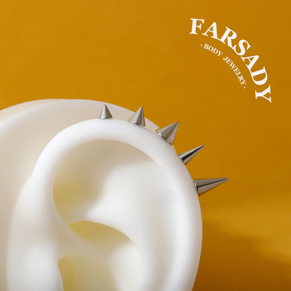 Spine Gradus - F136 Titanium Replacement Tops / Fits Internal Thread Ear Studs