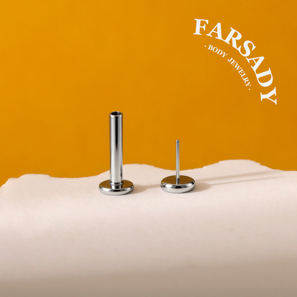 Discus Gradus - F136 Titanium Replacement Tops / Fits Threadless Ear Studs