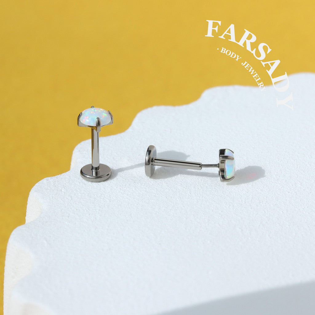 THREADLESS Post Replacement Silver 20G 18G 16G 5/6/8/10mm, Push-In Flat Back/helix/conch/tragus/nose stud, Piercing Jewelry Components