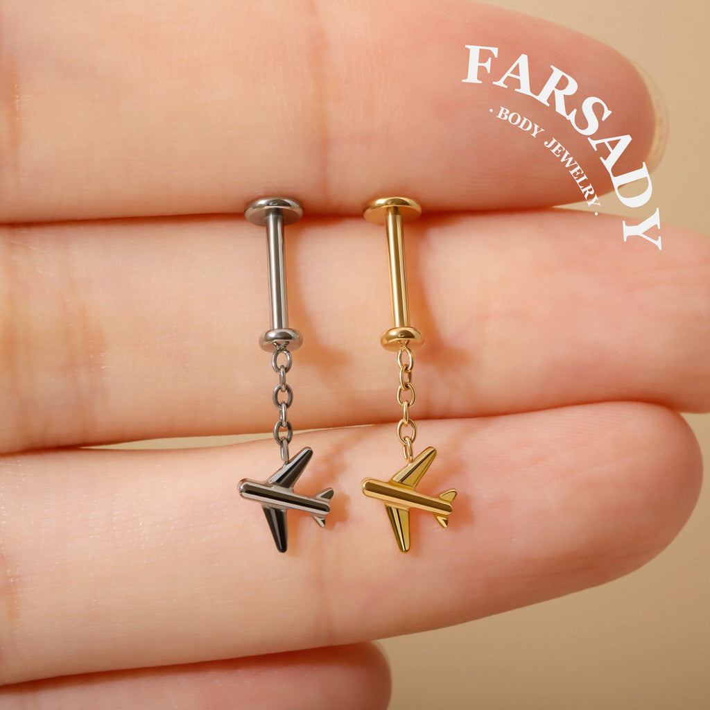 Zephyr Flight - Titanium Push In Stud