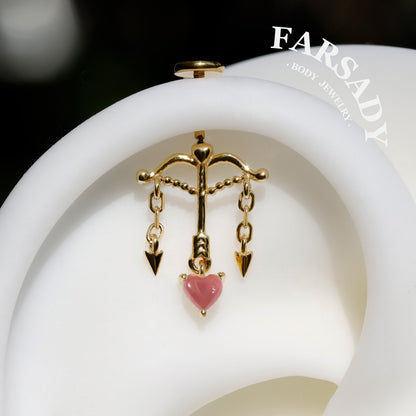Rose Arcus - Sterling Silver Push In Stud