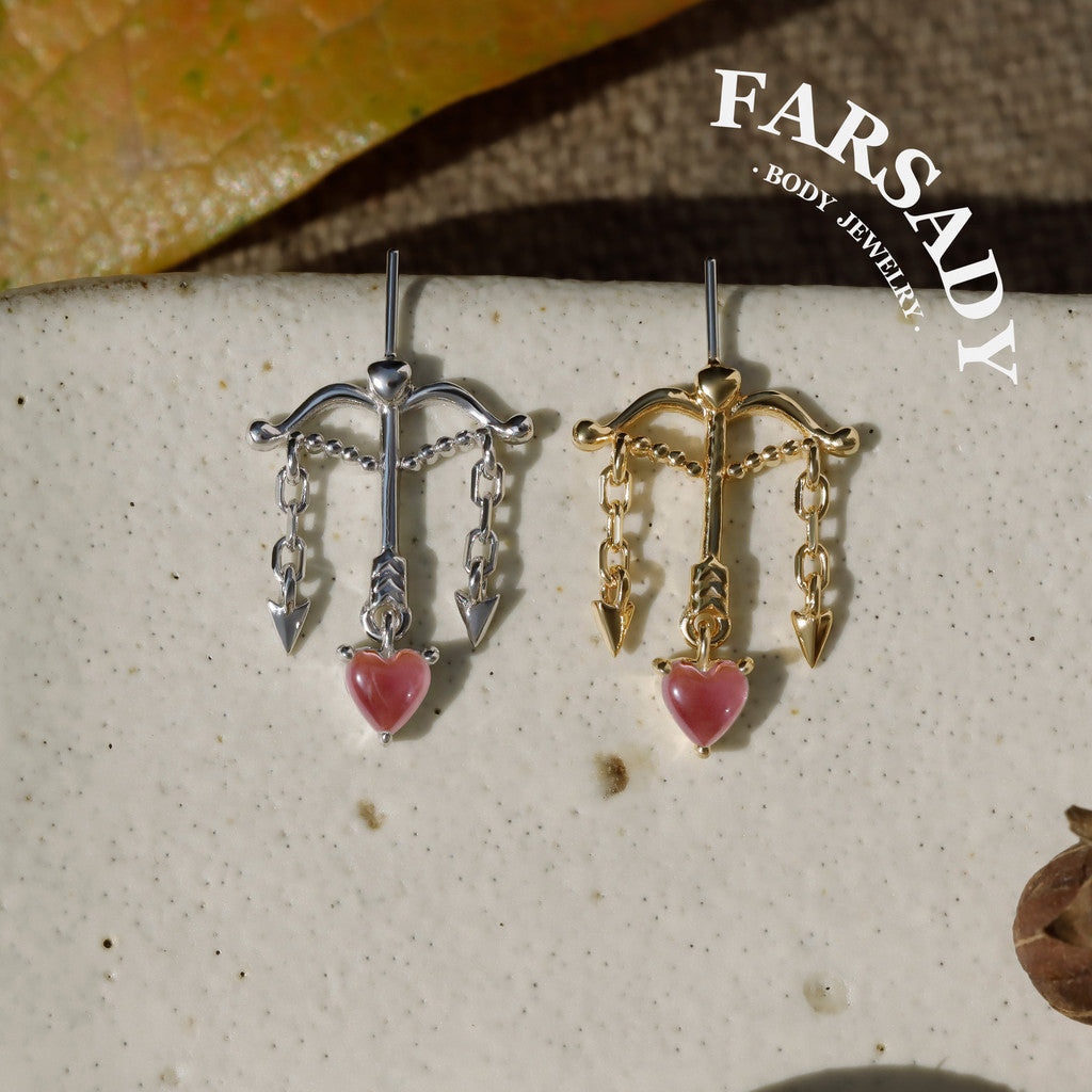 Rose Arcus - Sterling Silver Push In Stud