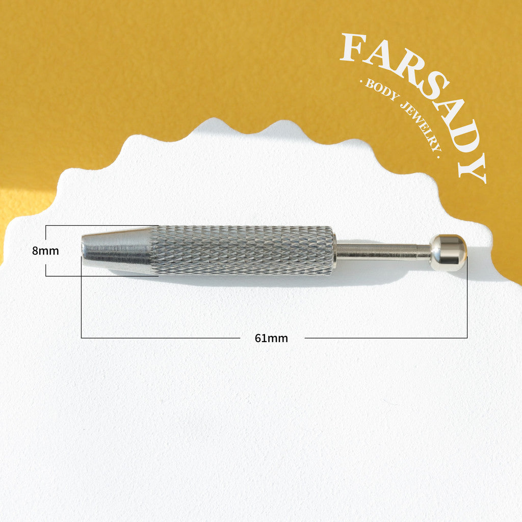 Prong Holder Body Piercing Tool, Pick-up Tool, Screw Holder, Bead Holder, 4 Prongs Claw Tweezers, Claws Ball Bead Holder