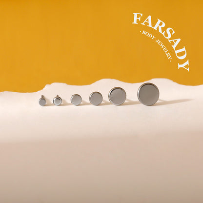 Discus Gradus - F136 Titanium Replacement Tops / Fits Threadless Ear Studs
