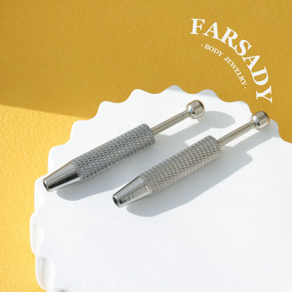 Prong Holder Body Piercing Tool, Pick-up Tool, Screw Holder, Bead Holder, 4 Prongs Claw Tweezers, Claws Ball Bead Holder