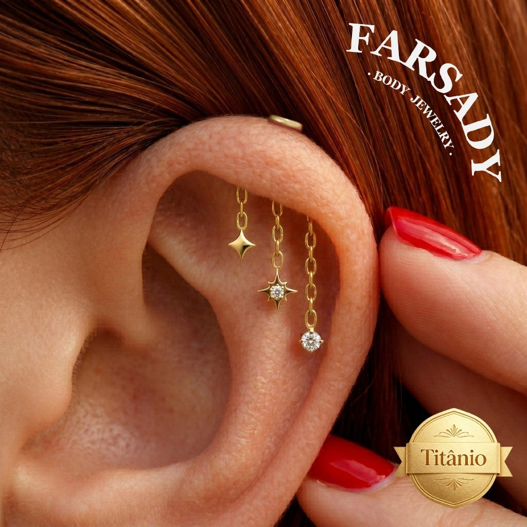 Celestial Frost- Sterling Silver Push In Stud