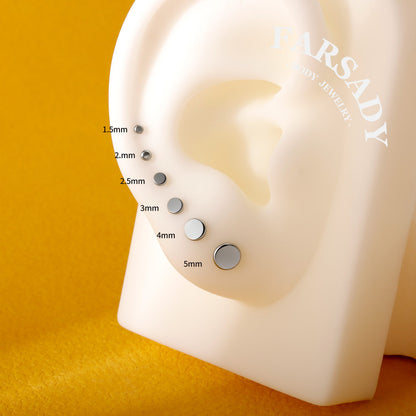 Discus Gradus - F136 Titanium Replacement Tops / Fits Threadless Ear Studs