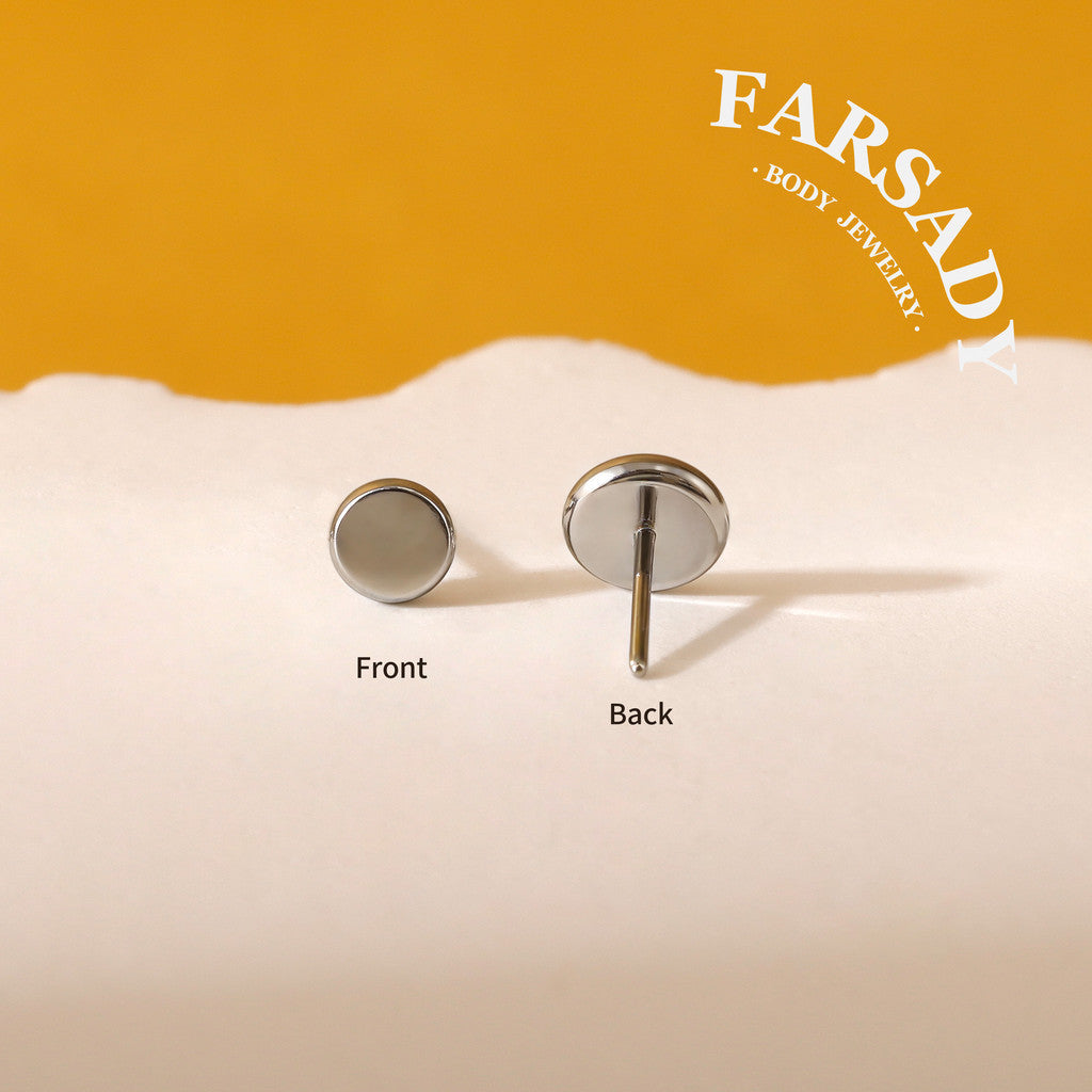 Discus Gradus - F136 Titanium Replacement Tops / Fits Threadless Ear Studs
