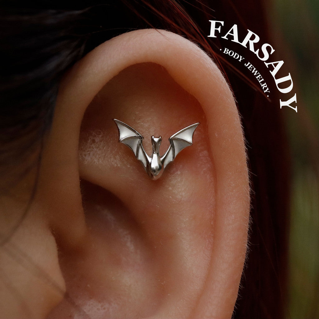 Skyborne Dragon Stud Earring